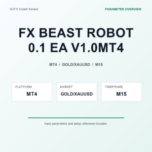 FX BEAST ROBOT 0.1 EA V1.0MT4 MT4 Expert Advisor cover
