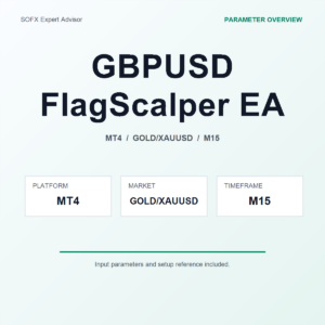 GBPUSD FlagScalper EA MT4 Expert Advisor cover