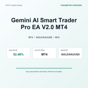 Gemini AI Smart Trader Pro EA V2.0 MT4 MT4 Expert Advisor cover