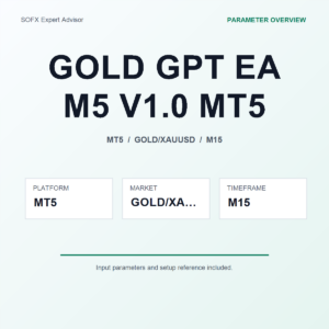 GOLD GPT EA M5 V1.0 MT5 MT5 Expert Advisor cover