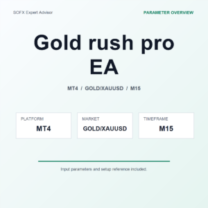 Gold rush pro EA MT4 Expert Advisor cover