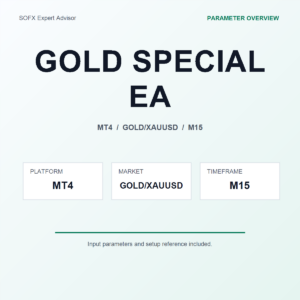 GOLD SPECIAL EA MT4 Expert Advisor cover