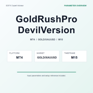 GoldRushPro DevilVersion MT4 Expert Advisor cover