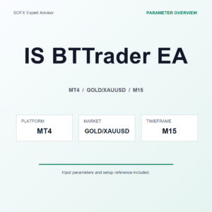 IS BTTrader EA MT4 Expert Advisor cover