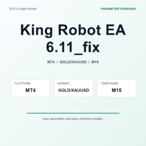 King Robot EA 6.11_fix MT4 Expert Advisor cover