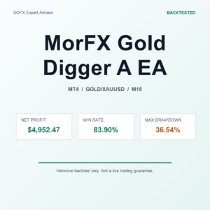 MorFX Gold Digger A EA MT4 Expert Advisor cover