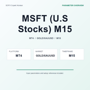 MSFT (U.S Stocks) M15 MT4 Expert Advisor cover