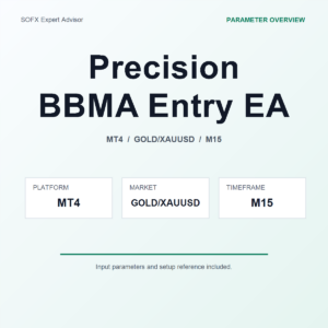 Precision BBMA Entry EA MT4 Expert Advisor cover