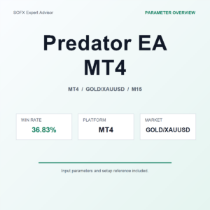 Predator EA MT4 MT4 Expert Advisor cover