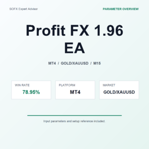 Profit FX 1.96 EA MT4 Expert Advisor cover