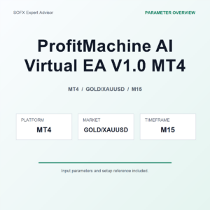 ProfitMachine AI Virtual EA V1.0 MT4 MT4 Expert Advisor cover