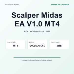 Scalper Midas EA V1.0 MT4 MT4 Expert Advisor cover