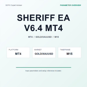 SHERIFF EA V6.4 MT4 MT4 Expert Advisor cover