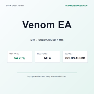 Venom EA MT4 Expert Advisor cover