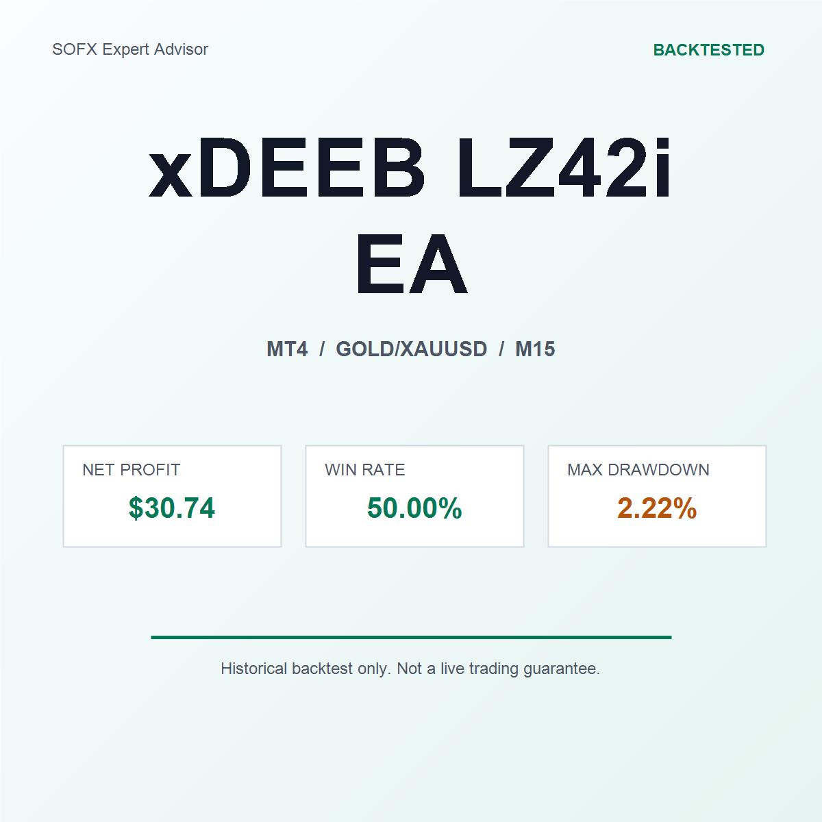 xDEEB LZ42i EA cover xDEEB LZ42i EA MT4 Expert Advisor cover