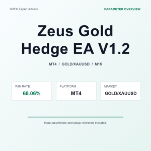 Zeus Gold Hedge EA V1.2 MT4 Expert Advisor cover
