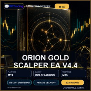 ORION GOLD SCALPER EA V4.4 MT4 Expert Advisor cover