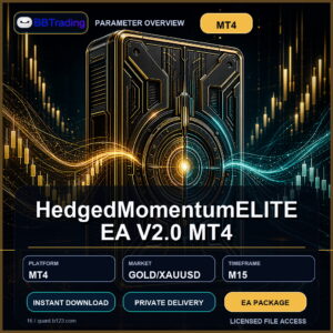 HedgedMomentumELITE EA V2.0 MT4 MT4 Expert Advisor cover