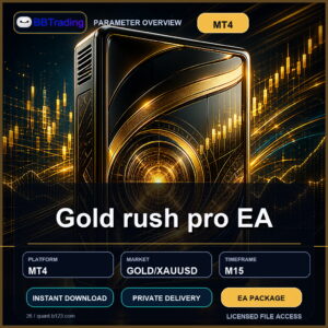Gold rush pro EA MT4 Expert Advisor cover