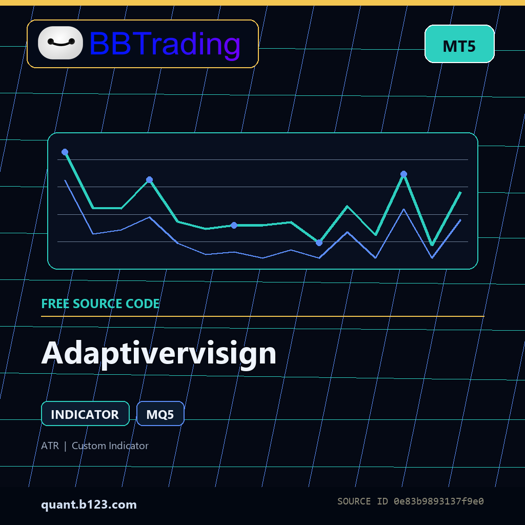 adaptivervisign-bbtrading-source-cover Adaptivervisign MT5 indicator source code download cover