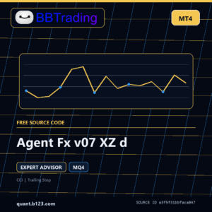 Agent Fx v07 XZ d MT4 EA source code download cover