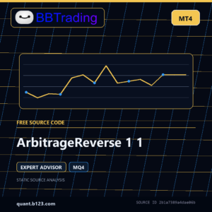 ArbitrageReverse 1 1 MT4 EA source code download cover
