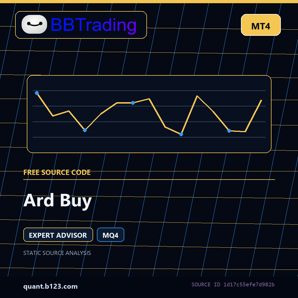 ard-buy-bbtrading-source-cover Ard Buy MT4 EA source code download cover
