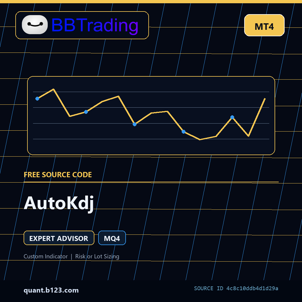 autokdj-bbtrading-source-cover AutoKdj MT4 EA source code download cover