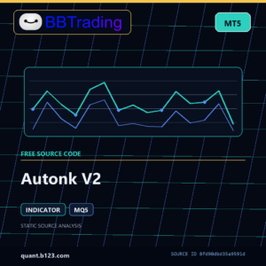 Autonk V2 MT5 indicator source code download cover