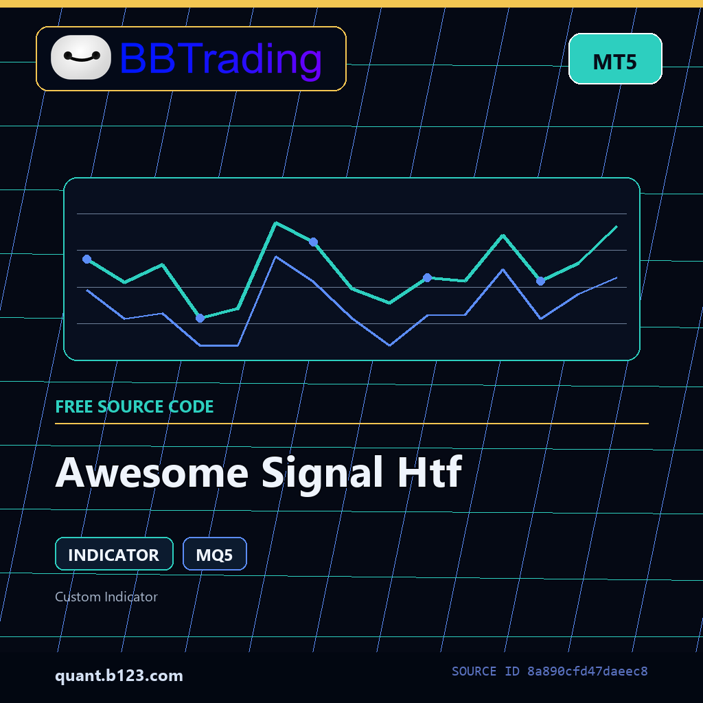 awesome-signal-htf-bbtrading-source-cover Awesome Signal Htf MT5 indicator source code download cover