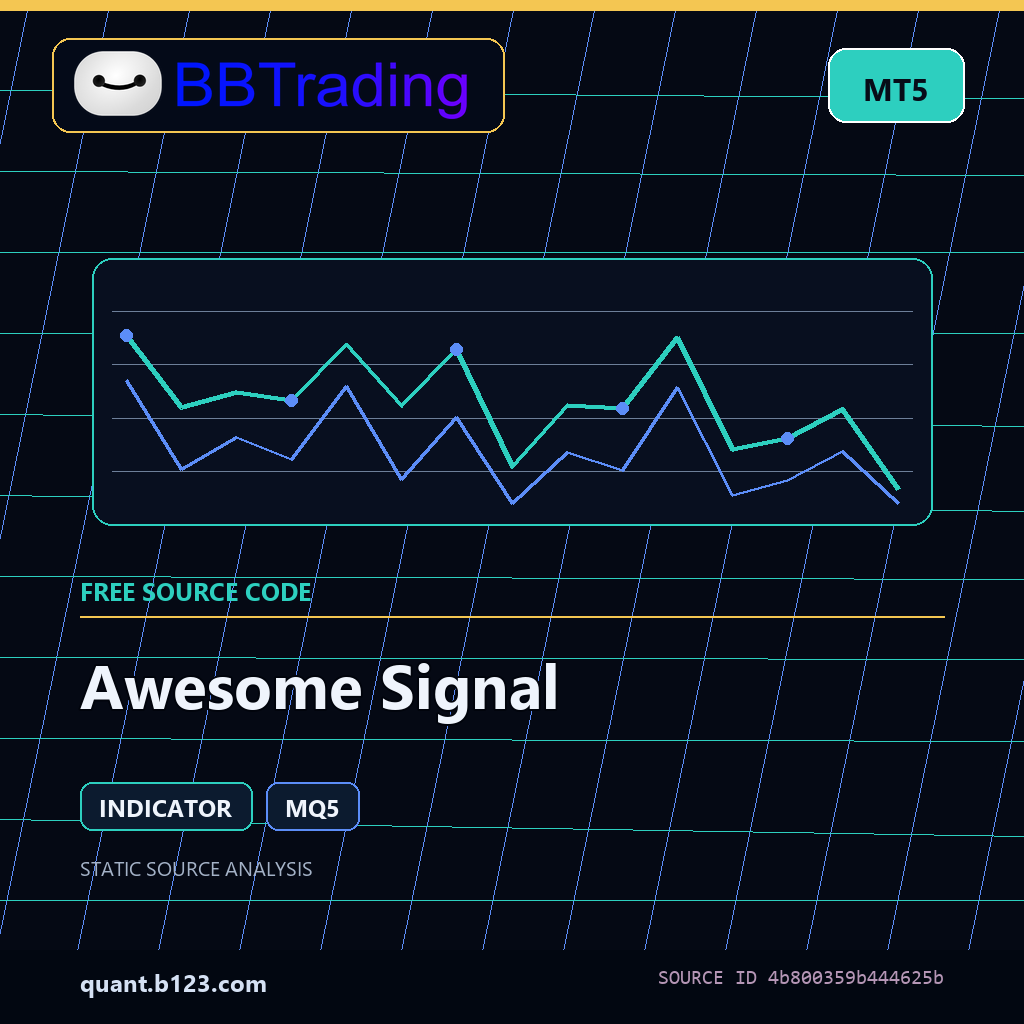 awesome-signal-mt5-bbtrading-source-cover Awesome Signal MT5 indicator source code download cover
