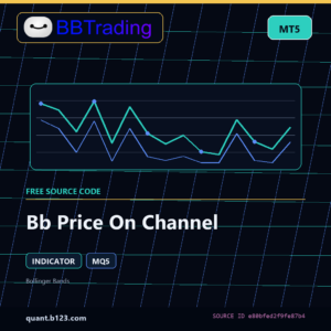 Bb Price On Channel MT5 indicator source code download cover