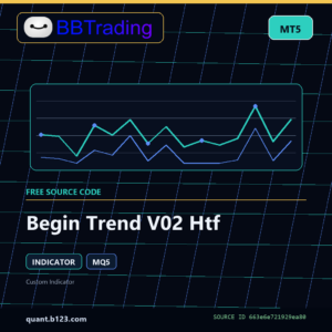 Begin Trend V02 Htf MT5 indicator source code download cover