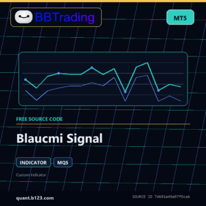Blaucmi Signal MT5 indicator source code download cover