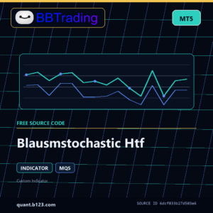 Blausmstochastic Htf MT5 indicator source code download cover