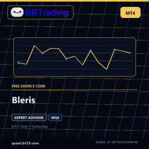 Bleris MT4 EA source code download cover