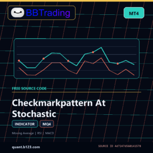 Checkmarkpattern At Stochastic MT4 indicator source code download cover
