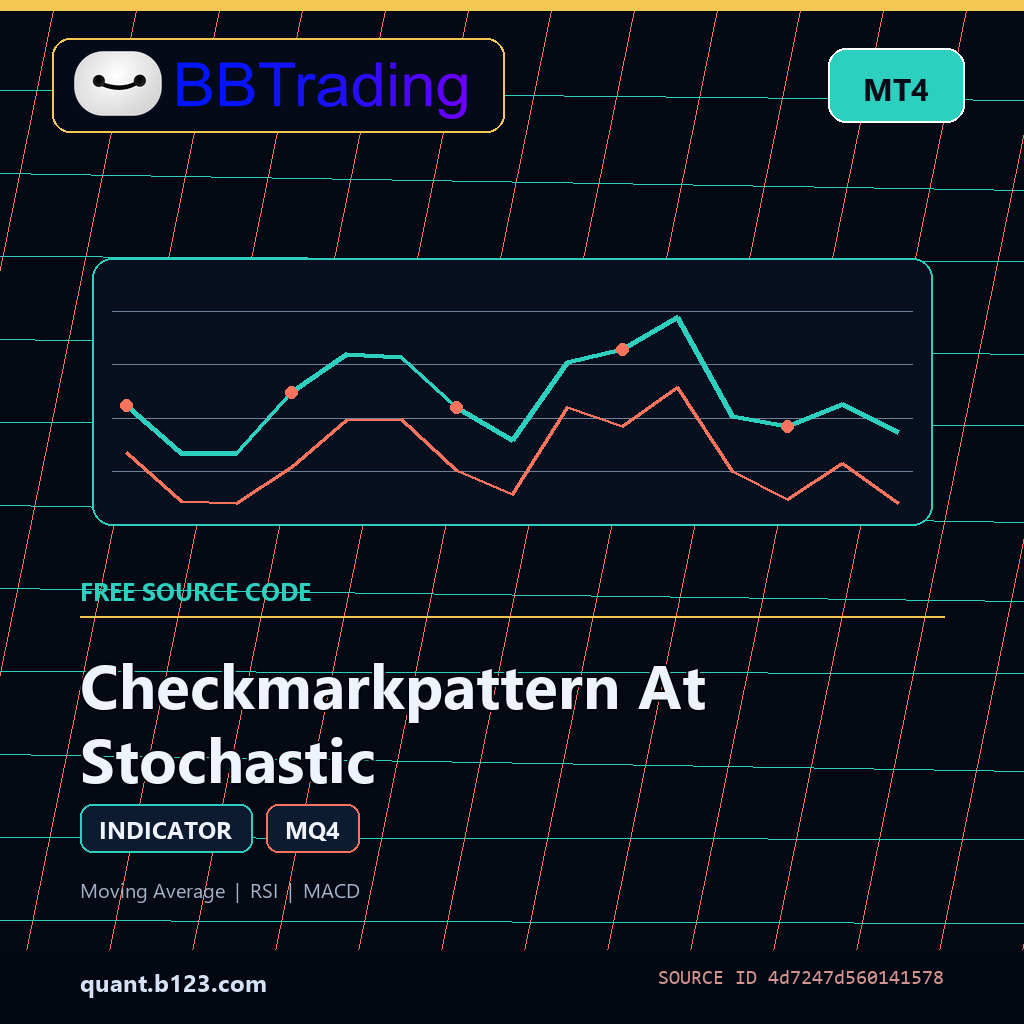checkmarkpattern-at-stochastic-bbtrading-source-cover Checkmarkpattern At Stochastic MT4 indicator source code download cover