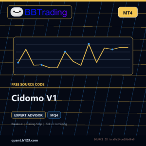 Cidomo V1 MT4 source code download cover