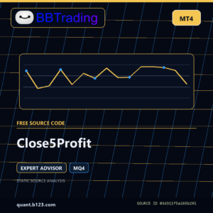 Close5Profit MT4 EA source code download cover