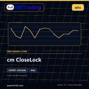 cm CloseLock MT4 EA source code download cover