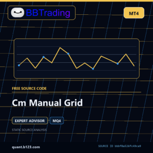 Cm Manual Grid MT4 EA source code download cover