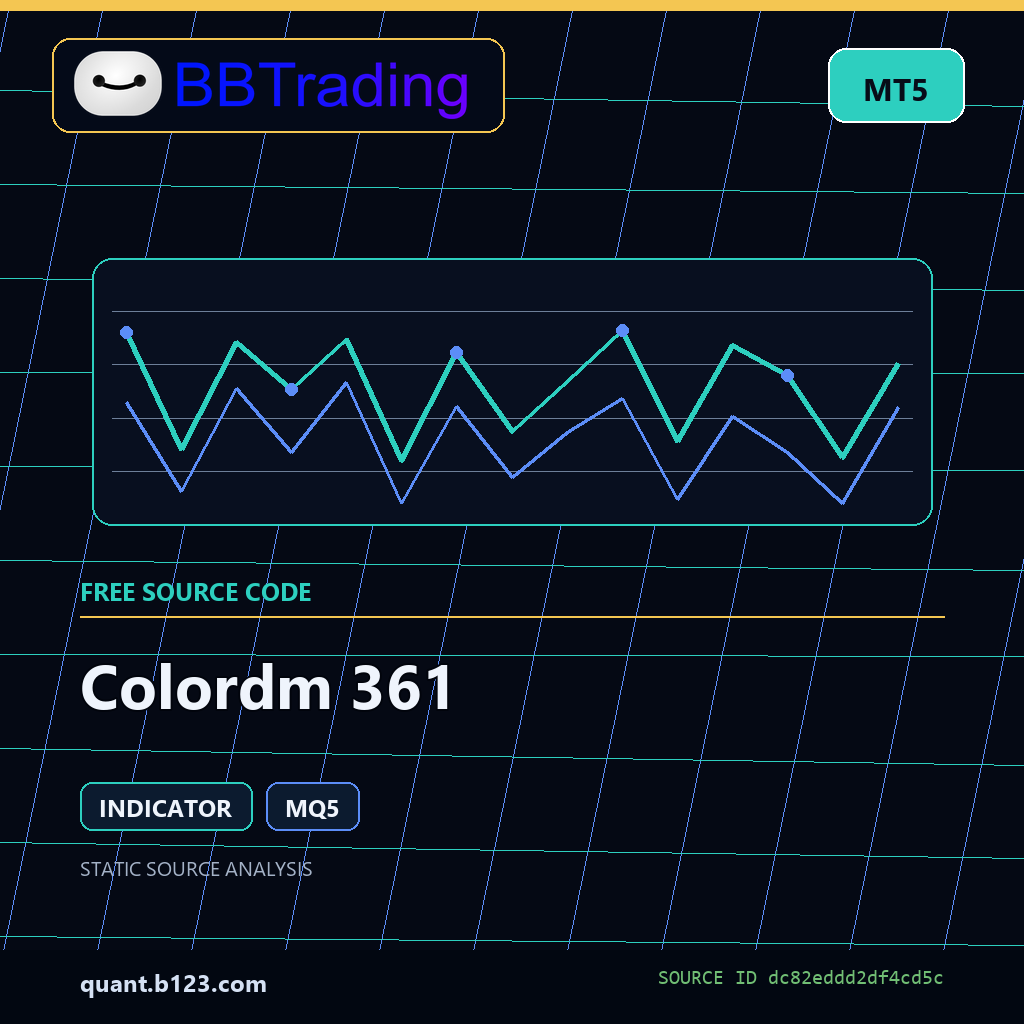 colordm-361-bbtrading-source-cover Colordm 361 MT5 indicator source code download cover