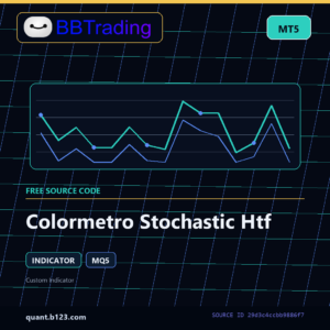 Colormetro Stochastic Htf MT5 indicator source code download cover