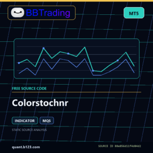 Colorstochnr MT5 indicator source code download cover