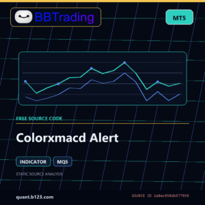 Colorxmacd Alert MT5 indicator source code download cover