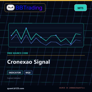 Cronexao Signal MT5 indicator source code download cover