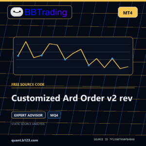 Customized Ard Order v2 rev MT4 EA source code download cover
