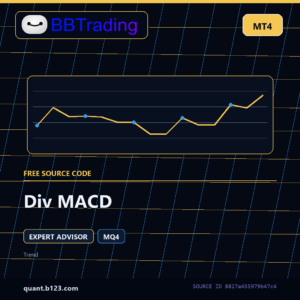 Div MACD MT4 EA source code download cover