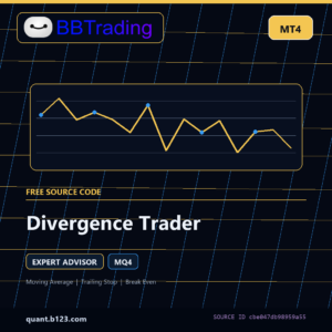 Divergence Trader MT4 EA source code download cover